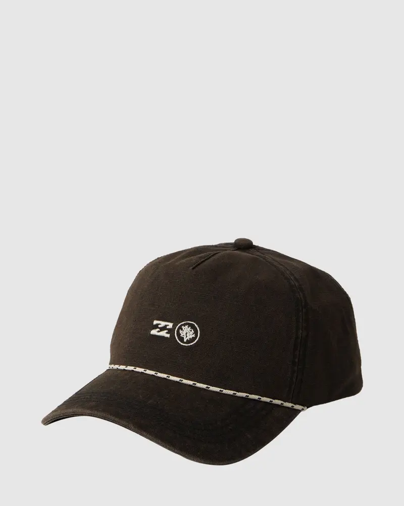 Billabong Women'S Coral Black Pebble Snapback Hat 1