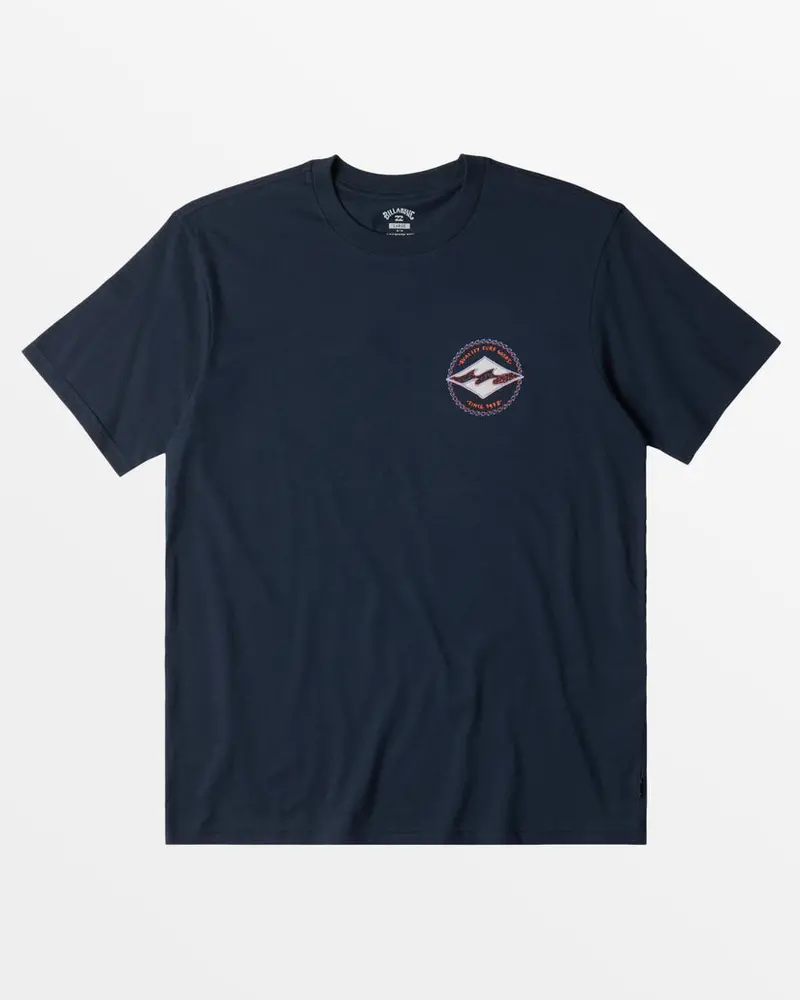 Billabong Youth Rotor Diamond Graphic T-Shirt In Navy 1