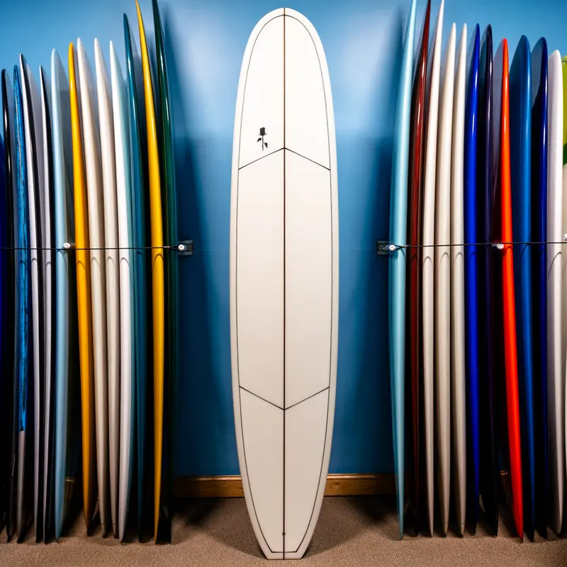 Black Rose Number 4 Surfboard – Pu/Poly, 9'6" Traditional Longboard 1