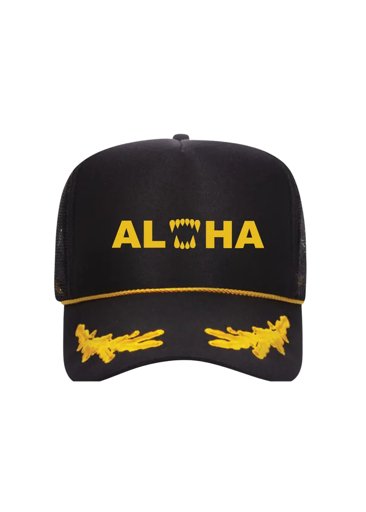 Blak Bear Aloha Trucker Hat In Captain Navy 1