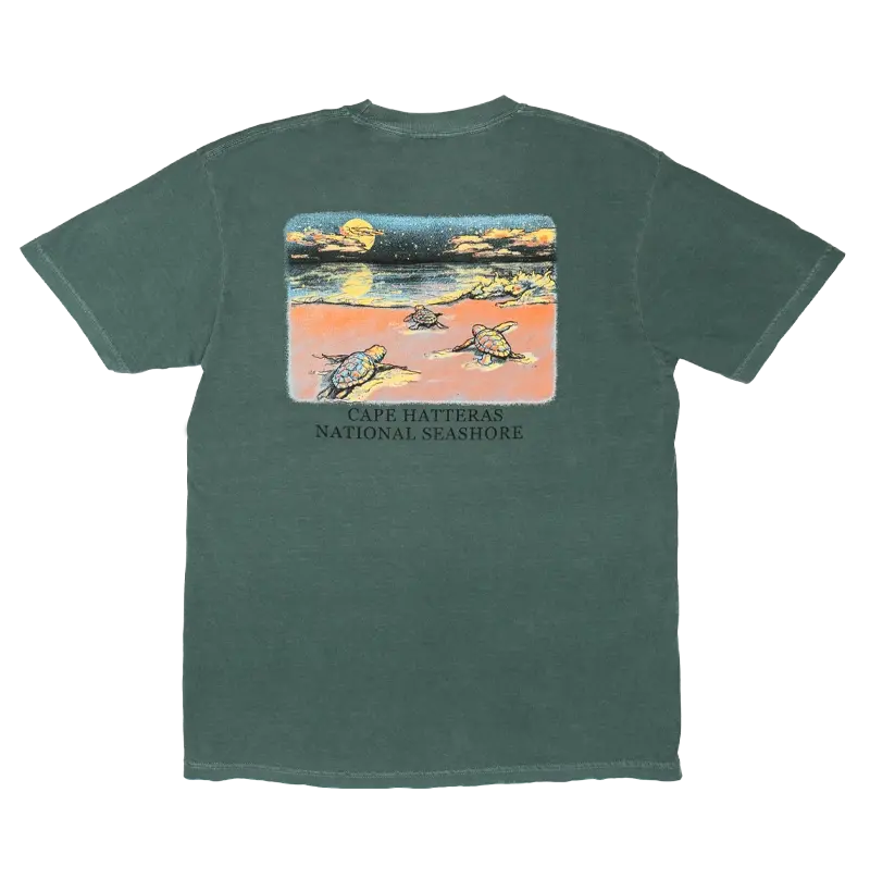 Blue Spruce Night Sky Illustrated T-Shirt 1