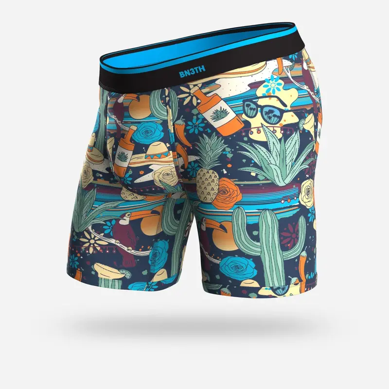 Bn3Th Classic Print Boxer Briefs – 'Buenos Dias' Design 1