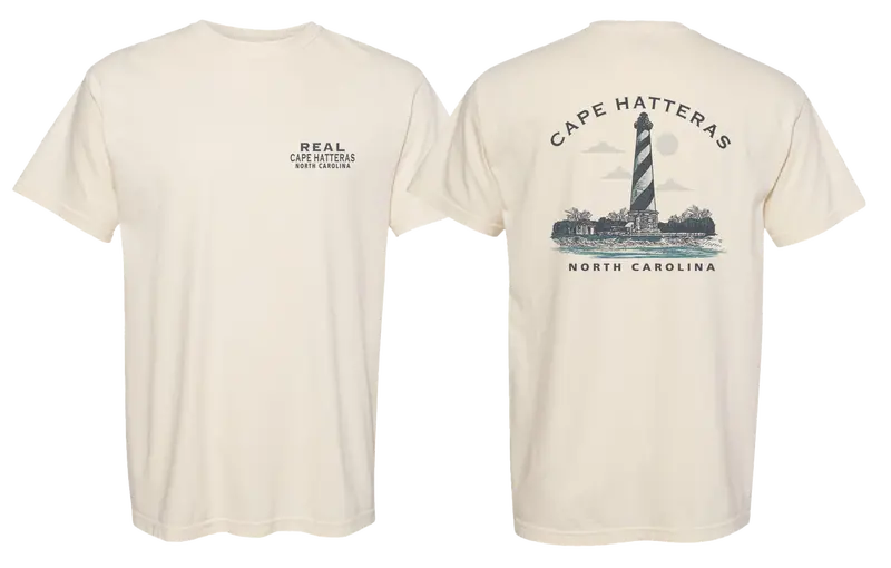 Cape Hatteras Lighthouse T-Shirt In Ivory 1