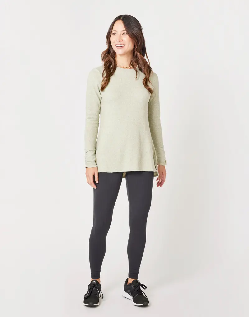 Carve Designs Chelsea Long-Sleeve Shirt In Olive Heather 1