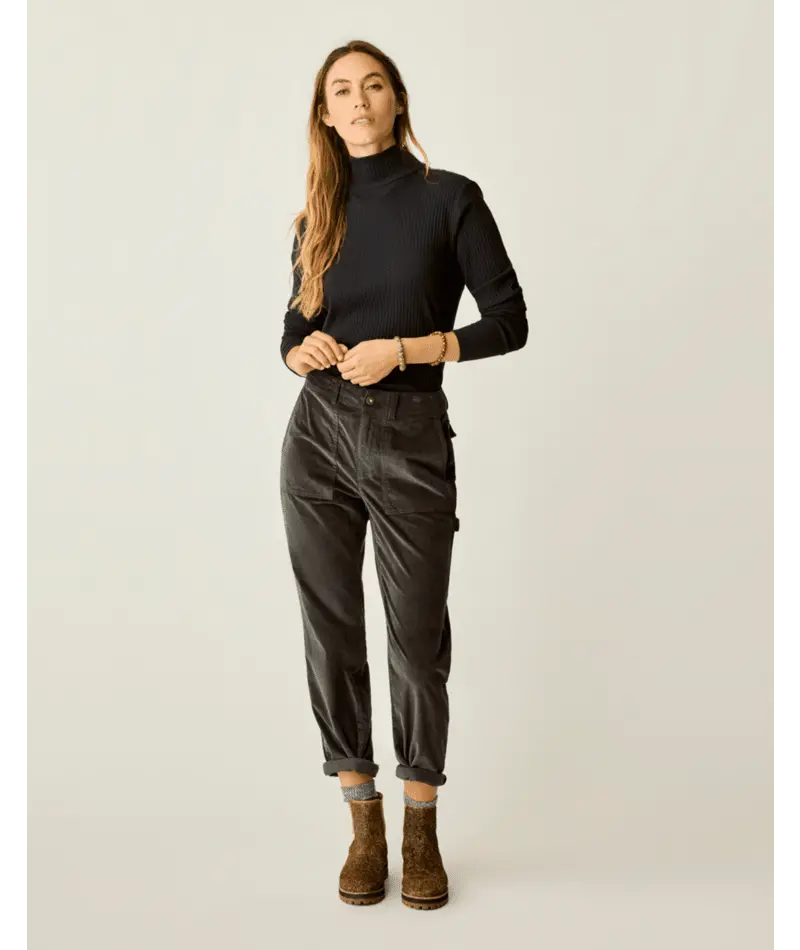 Carve Designs Corey Butter Joggers – Washed Black 1