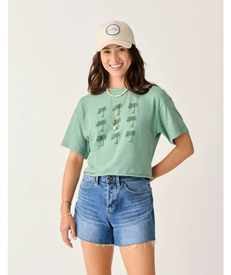 Carve Designs Haze Grid Parker Graphic T-Shirt 1