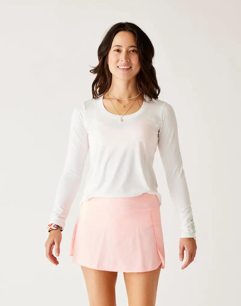 Carve Designs Izzy Long-Sleeve Sun Protection Shirt In Cloud 1