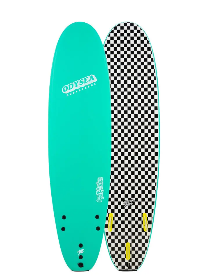 Catch Surf Odysea Log 7'0" Turquoise Foam Surfboard 1