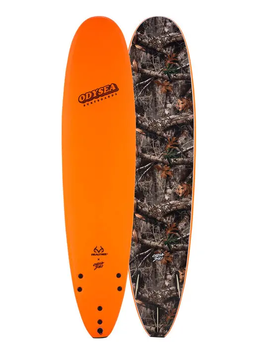Catch Surf Odysea Real Tree Log Softboard – 8'0", Orange 1