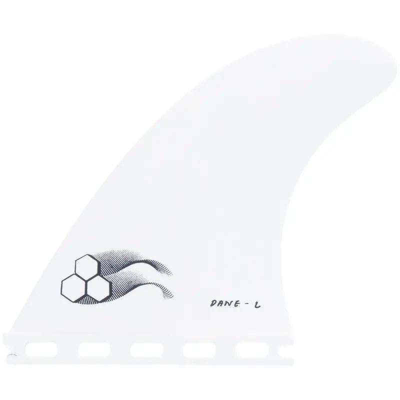 Channel Islands Dane Dd2 Fiberglass Tri Fin Set – White, Medium 1