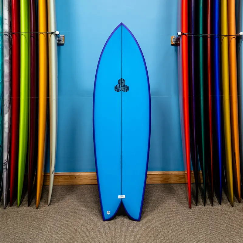 Channel Islands Feb'S Fish Surfboard – Pu/Poly Construction, 5'9" 1
