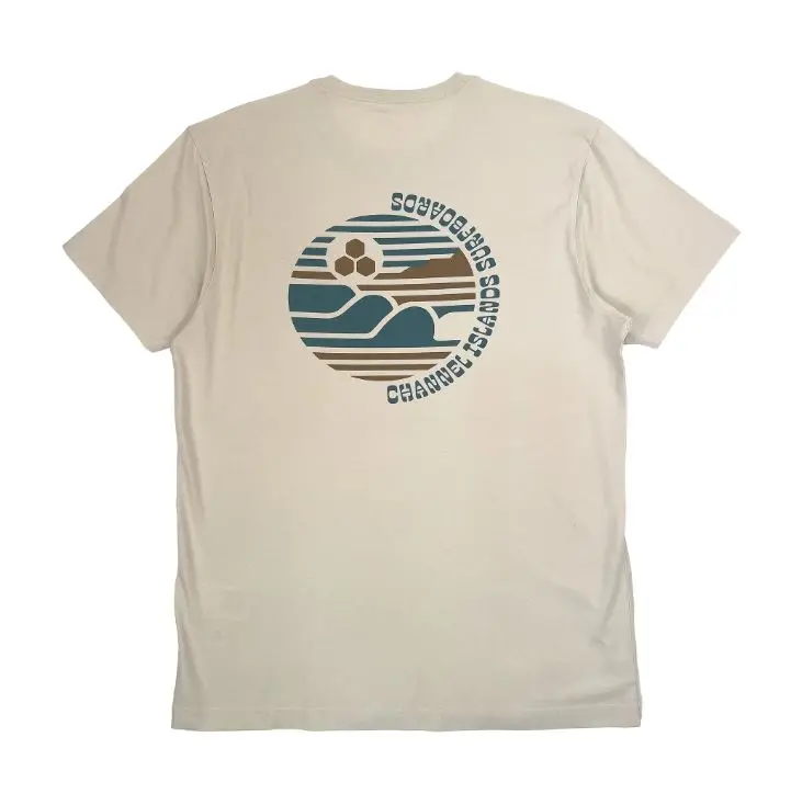 Channel Islands Horizon Printed Tee – Cement 1