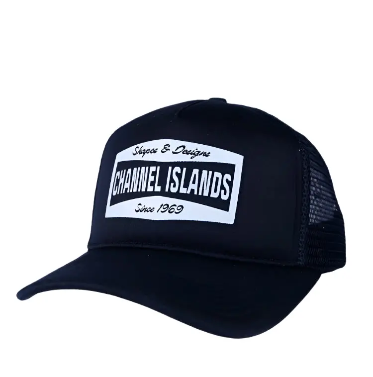Channel Islands Shapes & Designs Structured Cap – Black/Black 1