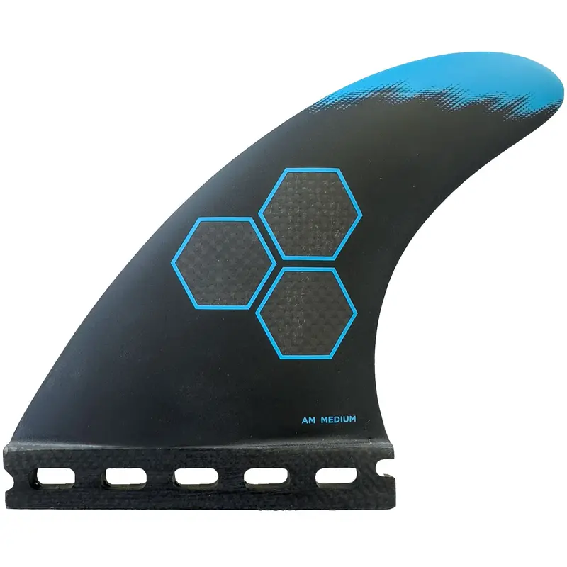 Channel Islands Tech 2 Tri Fin Set – Blue, Medium Size 1