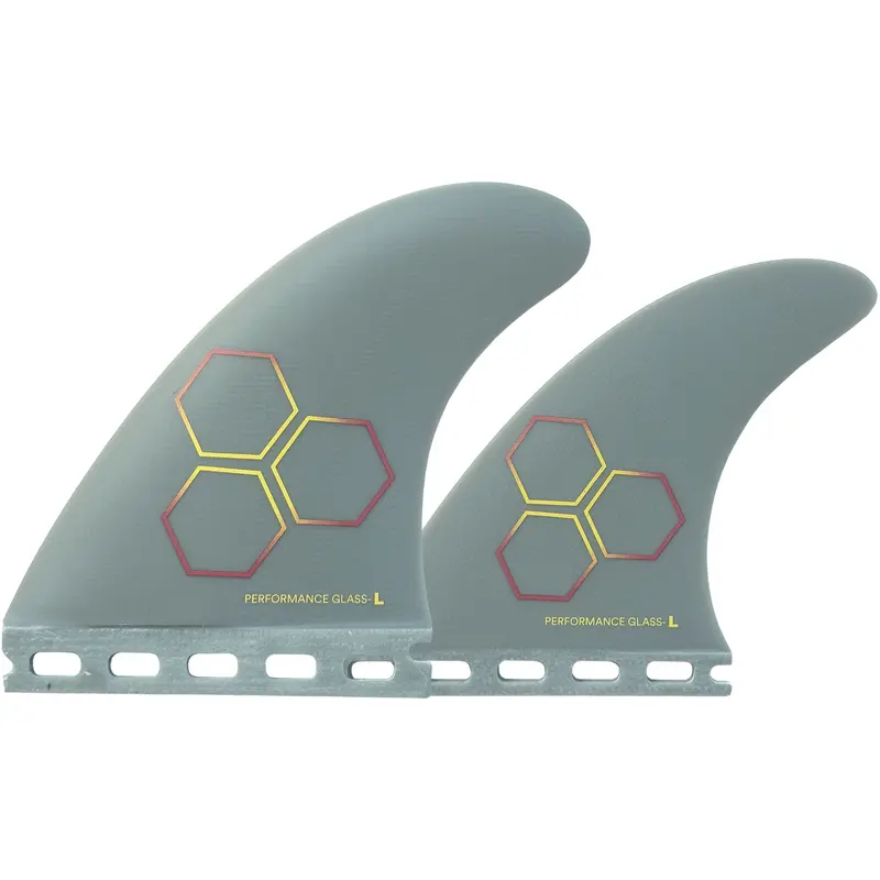 Channel Islands Upright Pg Fin Set – Tri/Quad Config, Grey, Medium 1