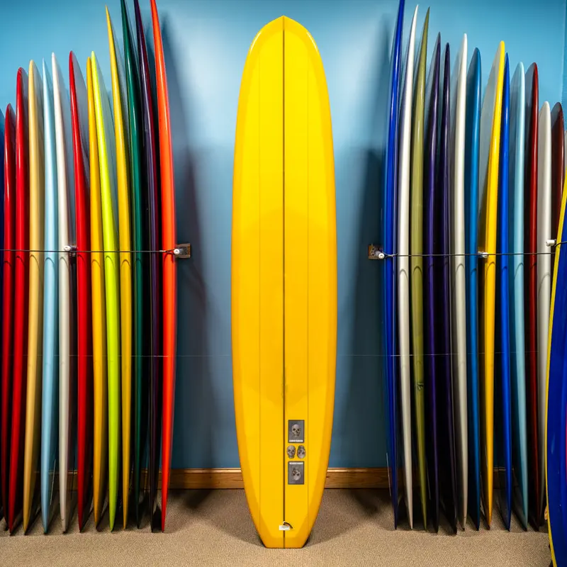 Christenson Scarlet Begonia Surfboard – Pu/Poly Construction, 9'6" 1