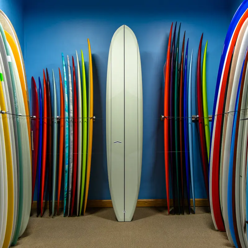 Cj Nelson Oracle Thunderbolt Silver Longboard 10'6" 1