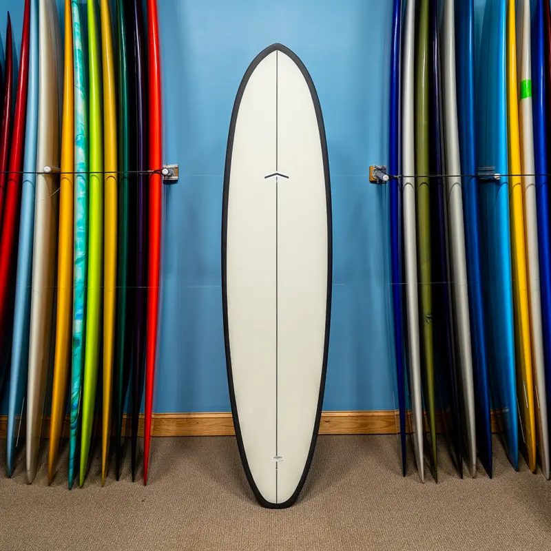 Cj Nelson Outlier Thunderbolt Surfboard – Black, 7'6" 1