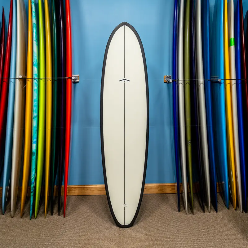 Cj Nelson Outlier Thunderbolt Surfboard – Gloss Black, 7'6" 1