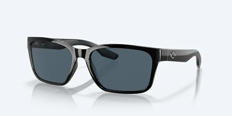 Costa Palmas Polarized Sunglasses – Black Frame With Gray 580P Lenses 1