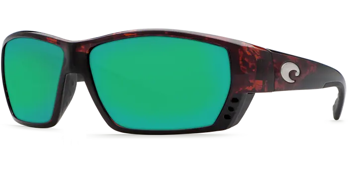 Costa Tuna Alley Polarized Sunglasses – Tortoise Frame With Green Mirror Lenses 1