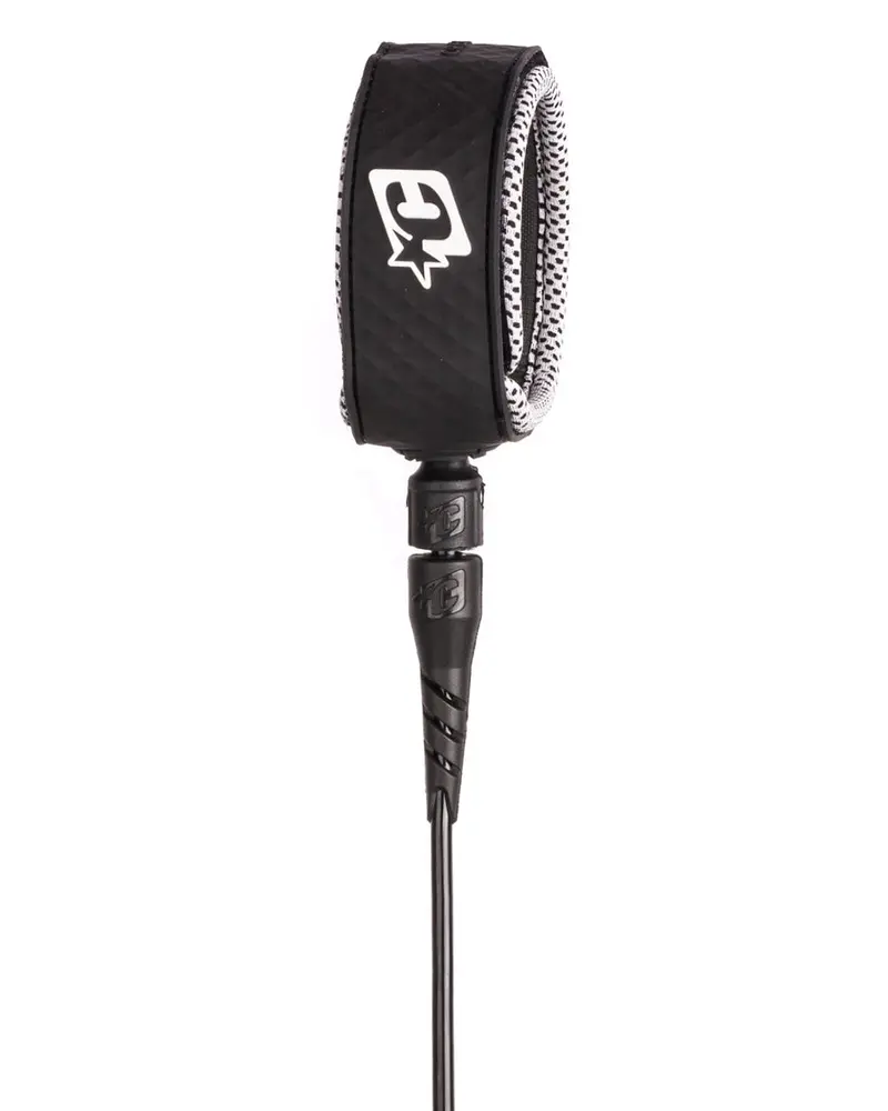 Creatures Lite Surf Leash – Black & White, 5 Ft 1