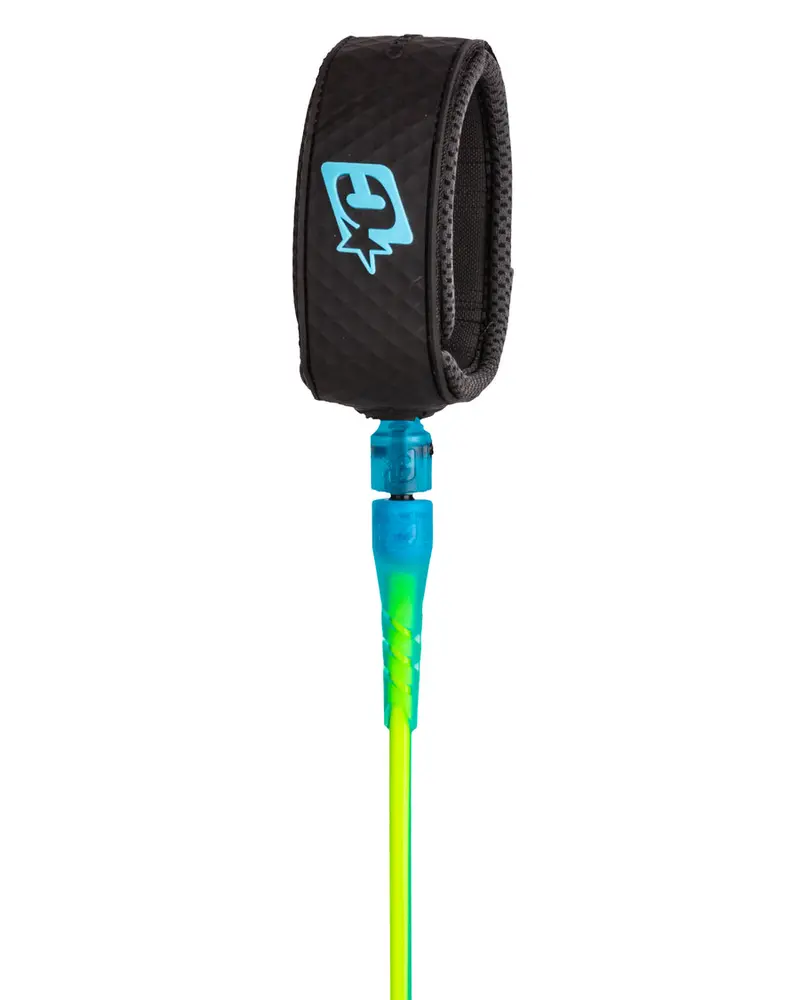 Creatures Reliance Comp Surf Leash – Pine & Lime, 6 Ft 1