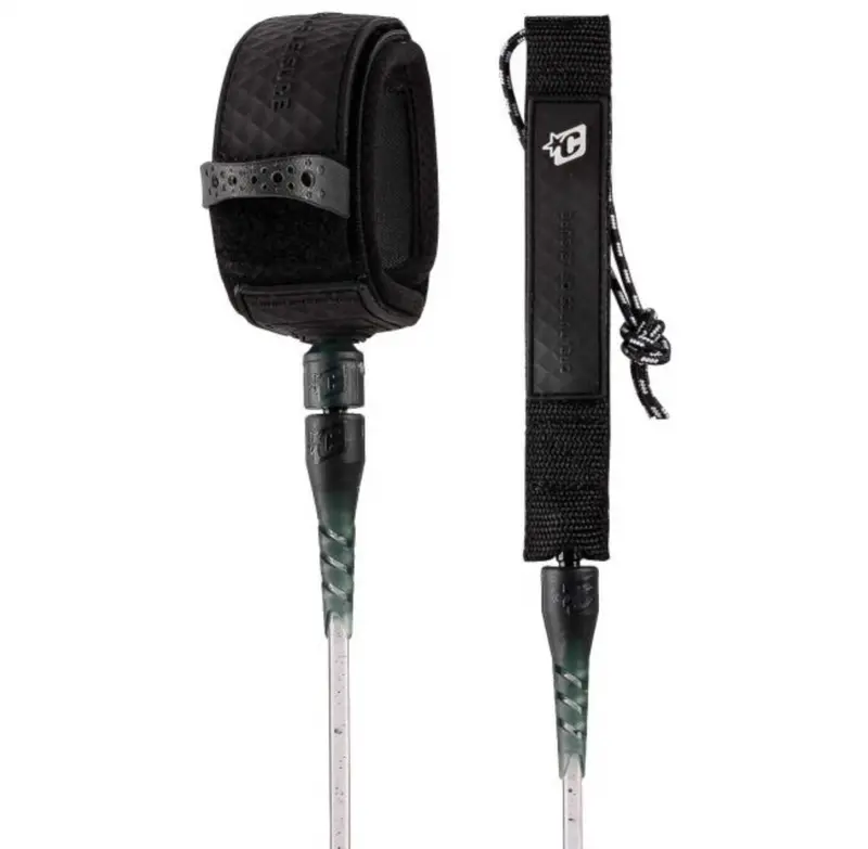 Creatures Reliance Lite Surf Leash – White Speckle & Black, 6 Ft 1