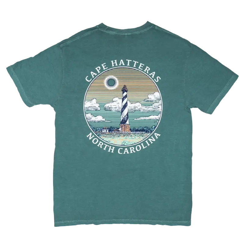 Emerald Circle Lighthouse Logo T-Shirt 1
