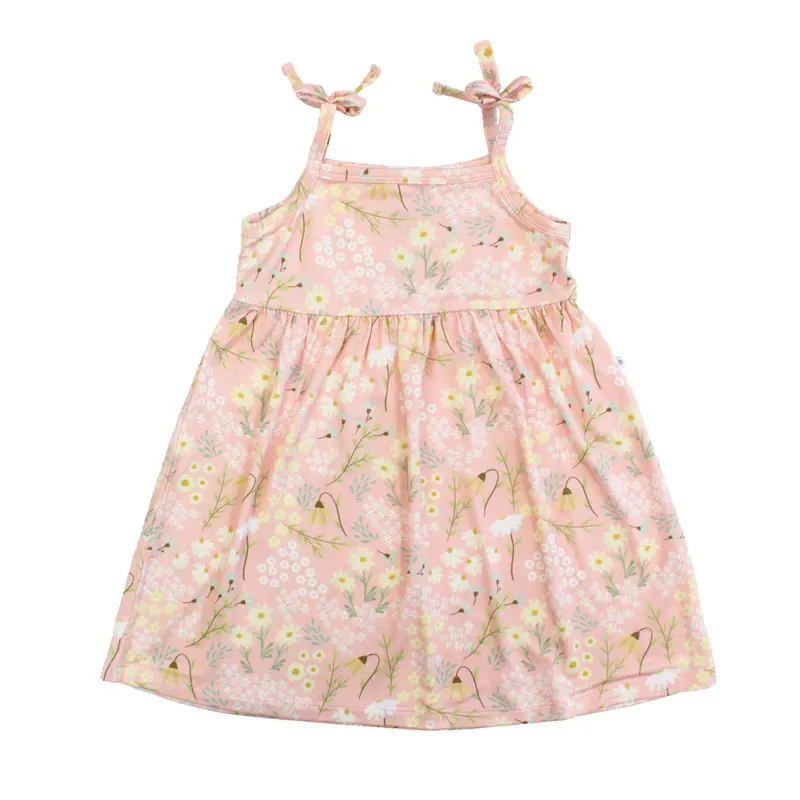 Emerson & Friends Spring Meadow Bamboo Baby Dress – Pink And Multicolor 1