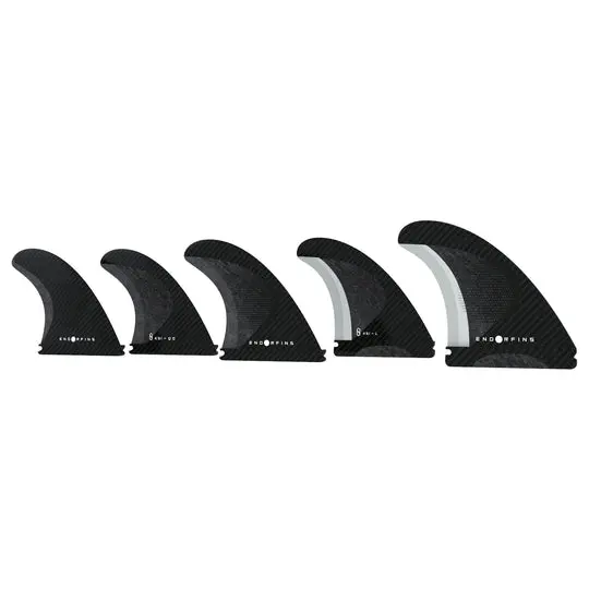 Endorfin Ks1 Futures Tri/Quad Fin Set – Black, Large 1