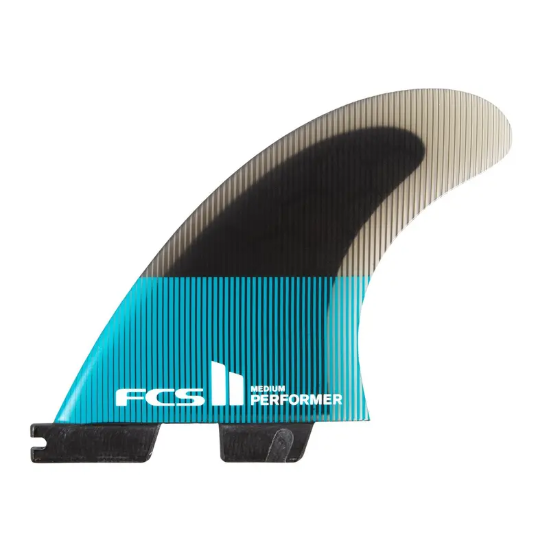 Fcs Performer Pc Quad Fin Set – Teal/Black, Large 1
