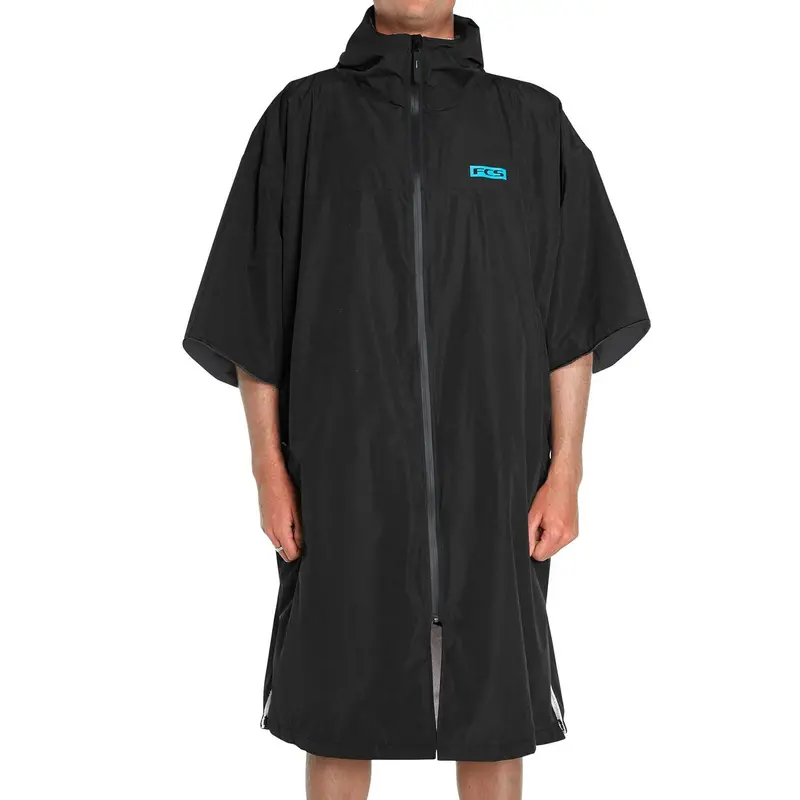Fcs Shelter All-Weather Surf Poncho – Lightweight Black 1