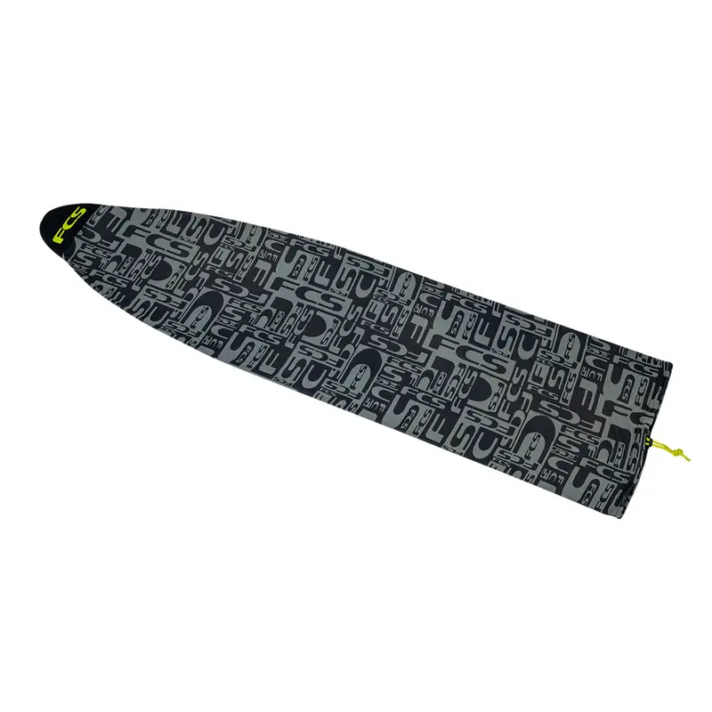 Fcs Stretch Fish Board Bag – Coal & Lime Colorway 1