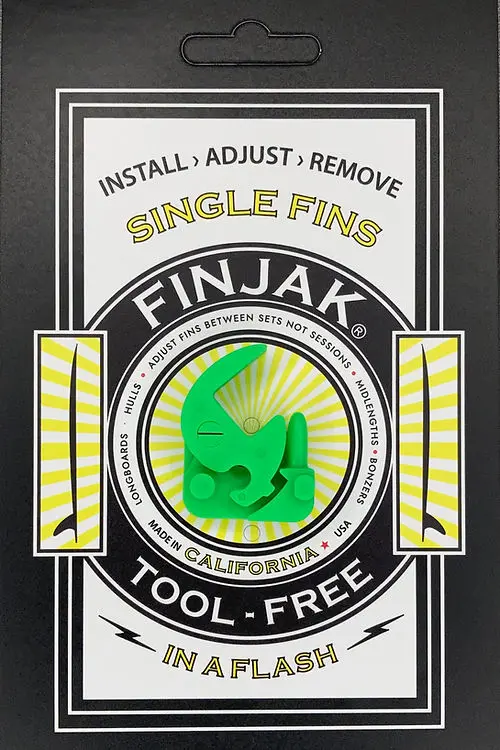 Finjak Tool-Free Fin Clamp – Green Flash Finish 1