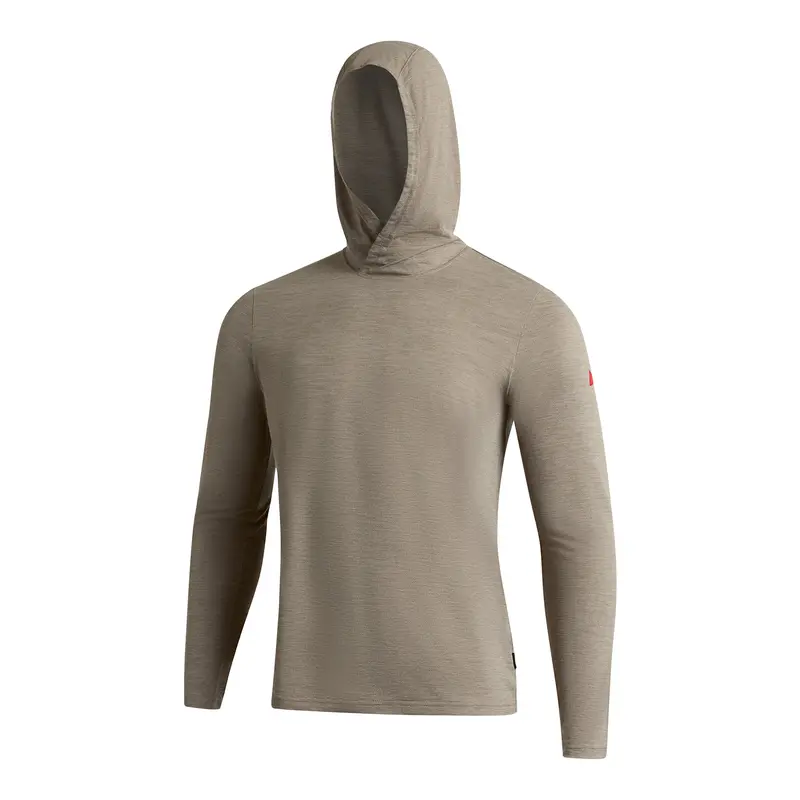 Florence Marine X Airtex Hooded Long-Sleeve Shirt – Vintage Khaki Heather 1