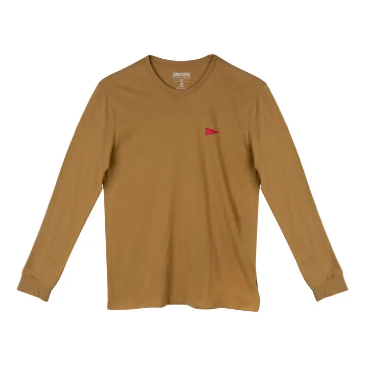 Florence Marine X Burgee Long-Sleeve Tee In Mustard 1