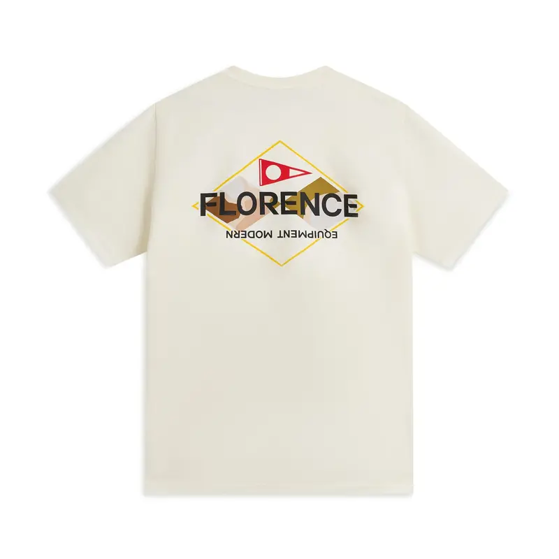 Florence Marine X Camo Logo Short-Sleeve Tee – White Base 1