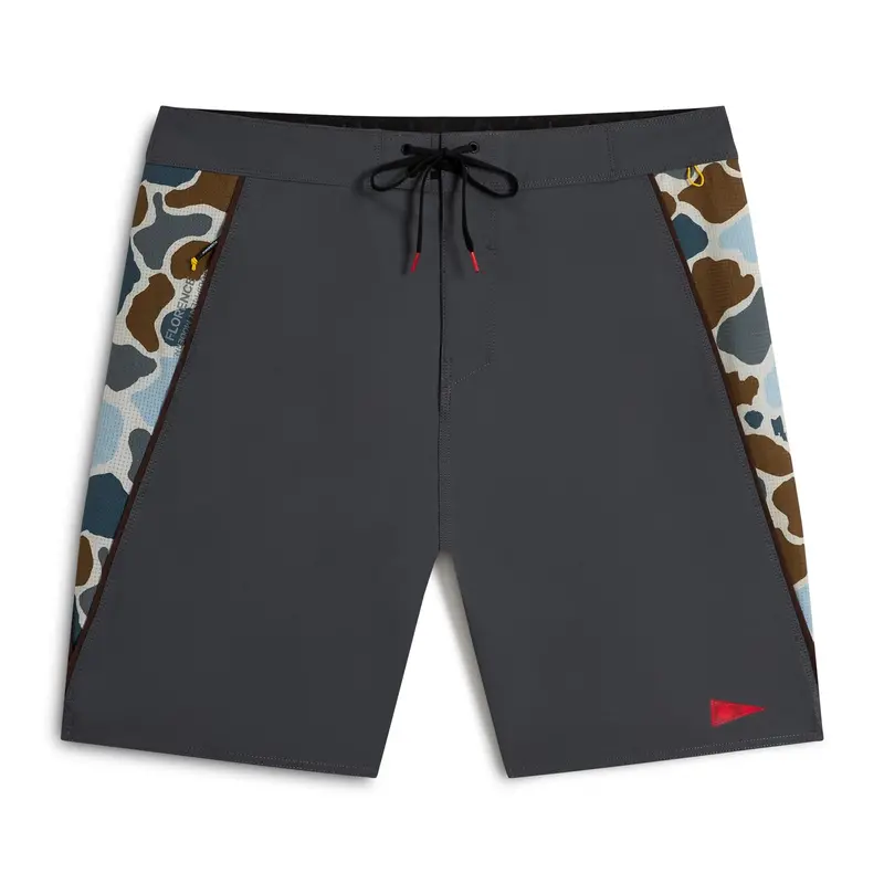 Florence Marine X F1 Airtex Gamma Boardshorts – Charcoal Grey 1
