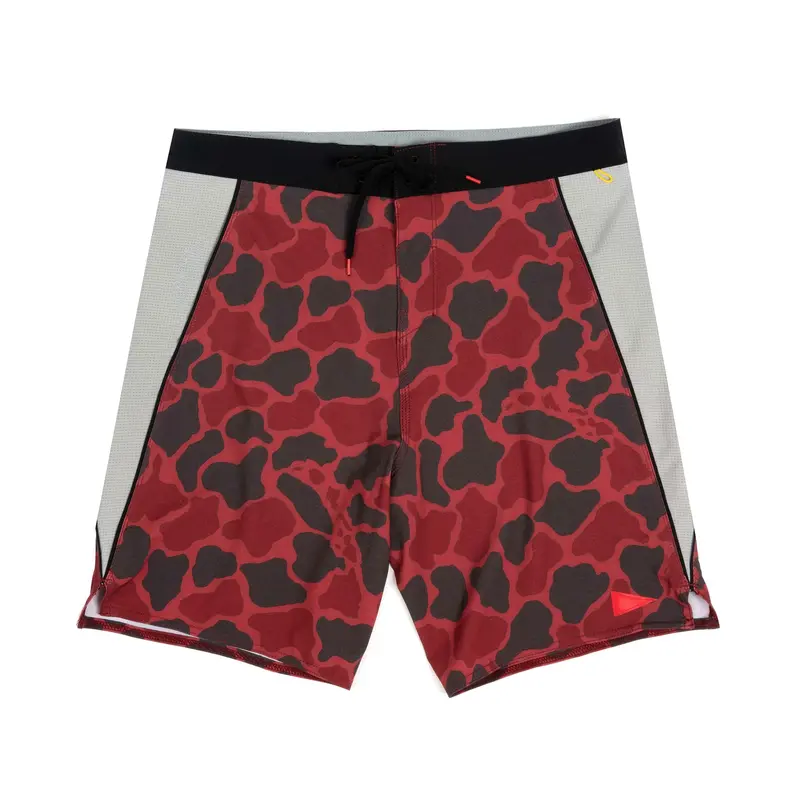 Florence Marine X Maroon Camo F1 Airtex Gamma Boardshorts 1