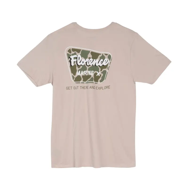 Florence Marine X State Park Organic Cotton Tee – Tan 1
