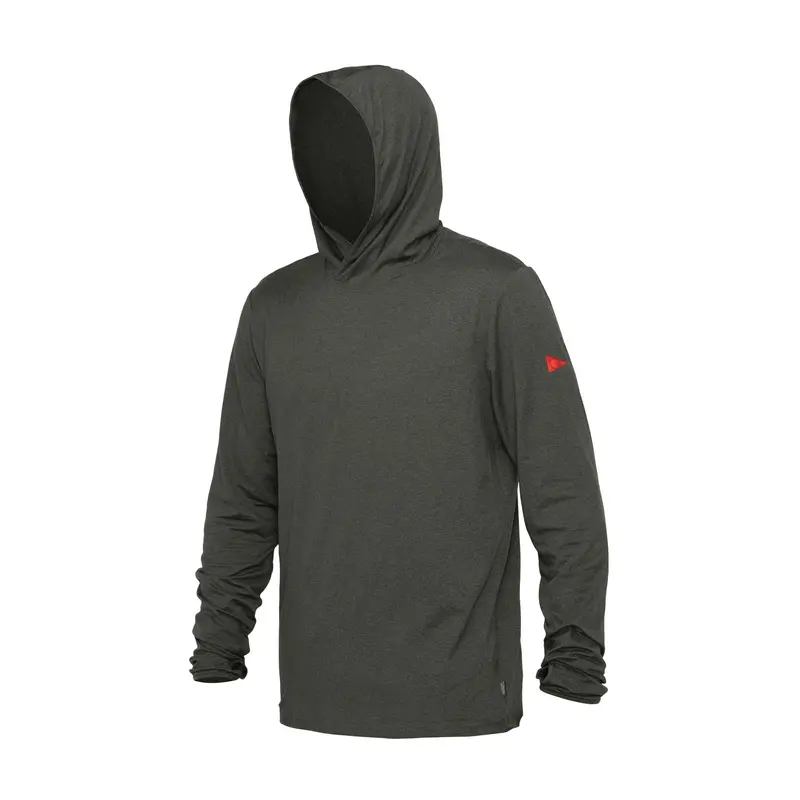 Florence Marine X Sun Pro Adapt Hooded Long-Sleeve Upf Shirt – Heather Thyme 1