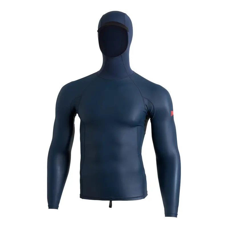 Florence Marine X Windshield 2.0 Hooded Long-Sleeve Rashguard In Navy 1
