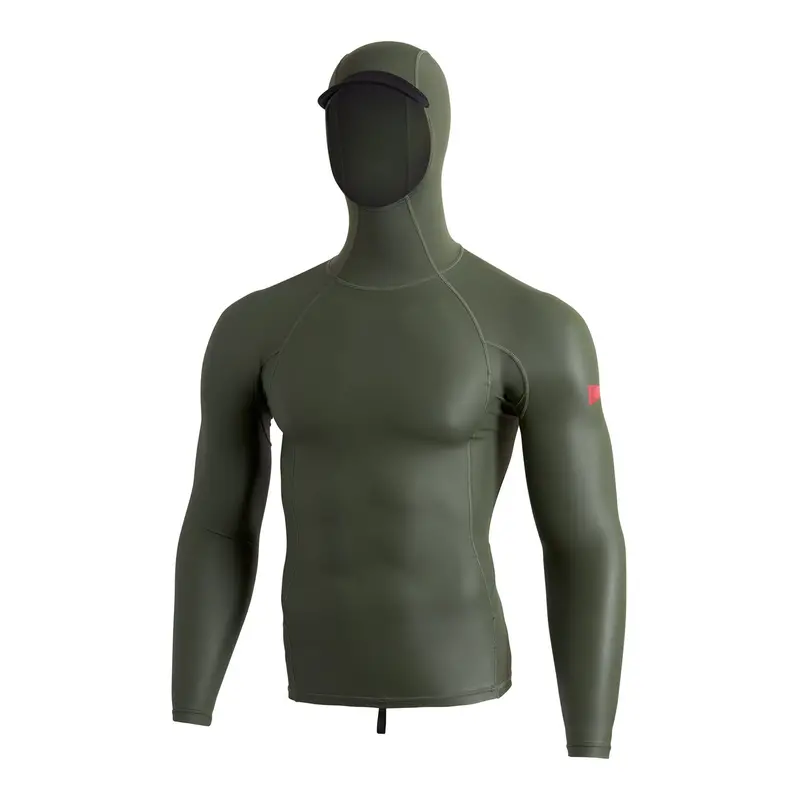Florence Marine X Windshield 2.0 Hooded Long-Sleeve Rashguard In Thyme 1