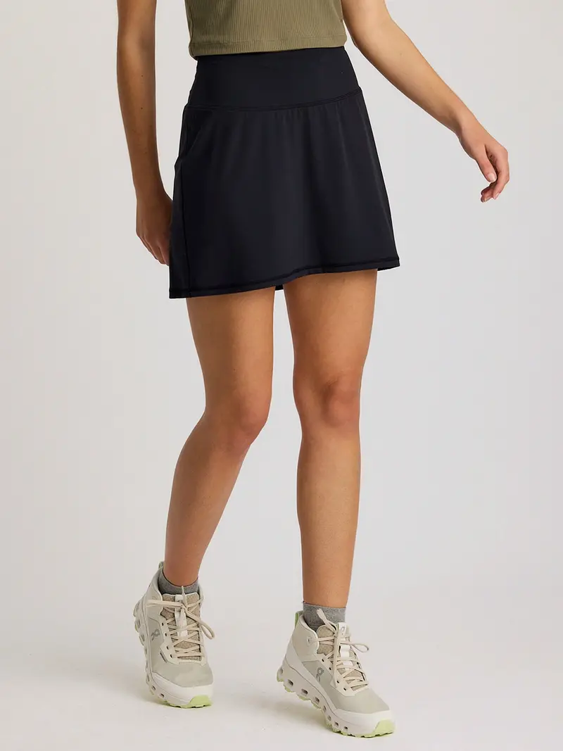 Free Fly All Day Skort – Sleek Black 1
