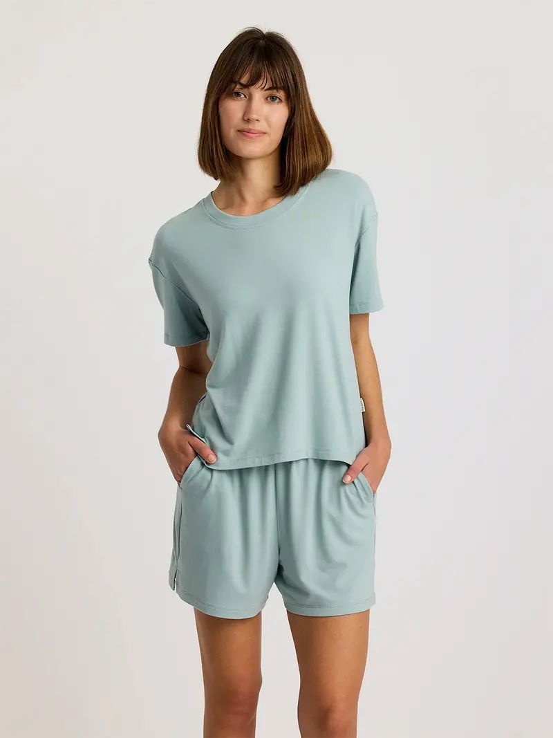 Free Fly Bamboo Flex Sunday T-Shirt In Ocean Mist 1