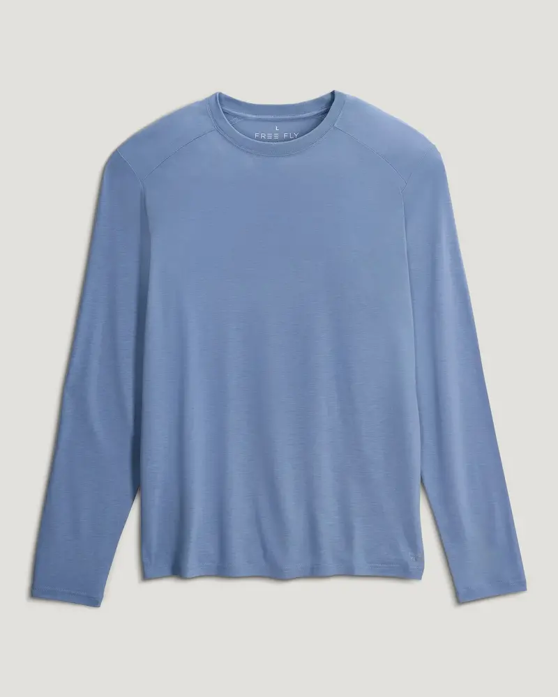 Free Fly Bamboo Lightweight Long-Sleeve Shirt In Last Light 1