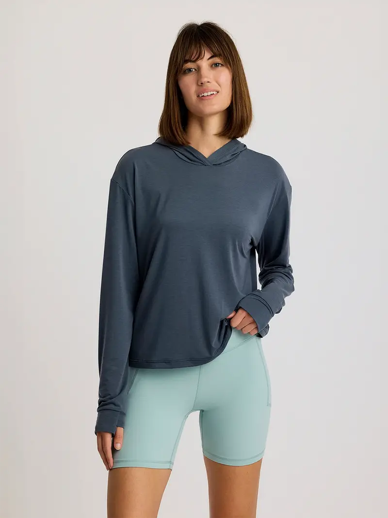 Free Fly Elevate Lightweight Long-Sleeve Shirt – Storm Cloud 1