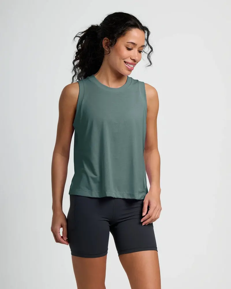 Free Fly Elevate Lightweight Performance Tank – Stormy Sea 1