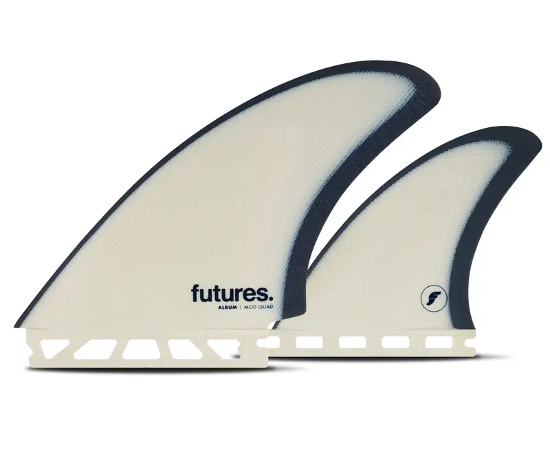 Futures Album Mod Quad Fin Set – Blue And Grey 1